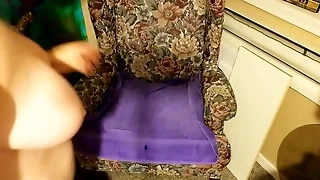 Slutty Big Tit BBW Teen Fucks Myself Hard Before Work